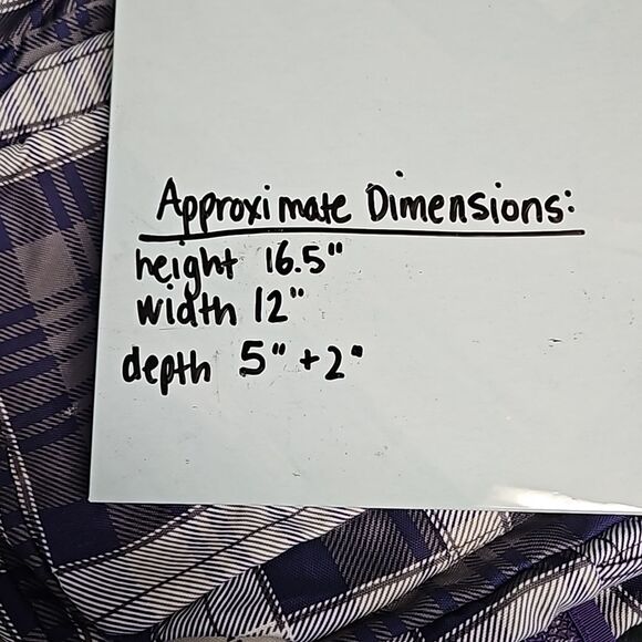 TRANS by Jansport TM60 Supermax Backpack Purple Plaid Travel School main image 4